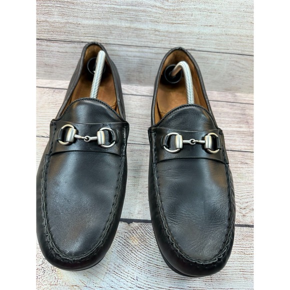 Allen Edmonds Sebastian Leather Bit Driving Loafer Shoes Men Size 13D Black 6362 main image 4